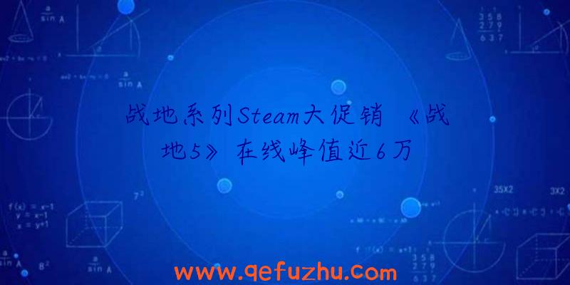 战地系列Steam大促销